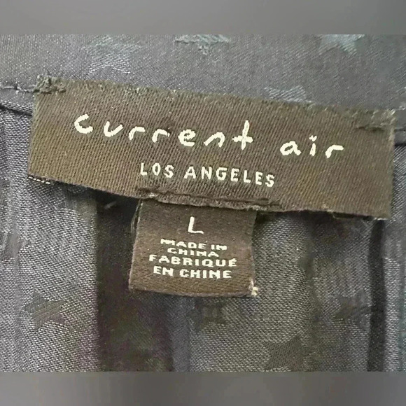 Navy Star Print Current Air Top - Picture 3 of 5